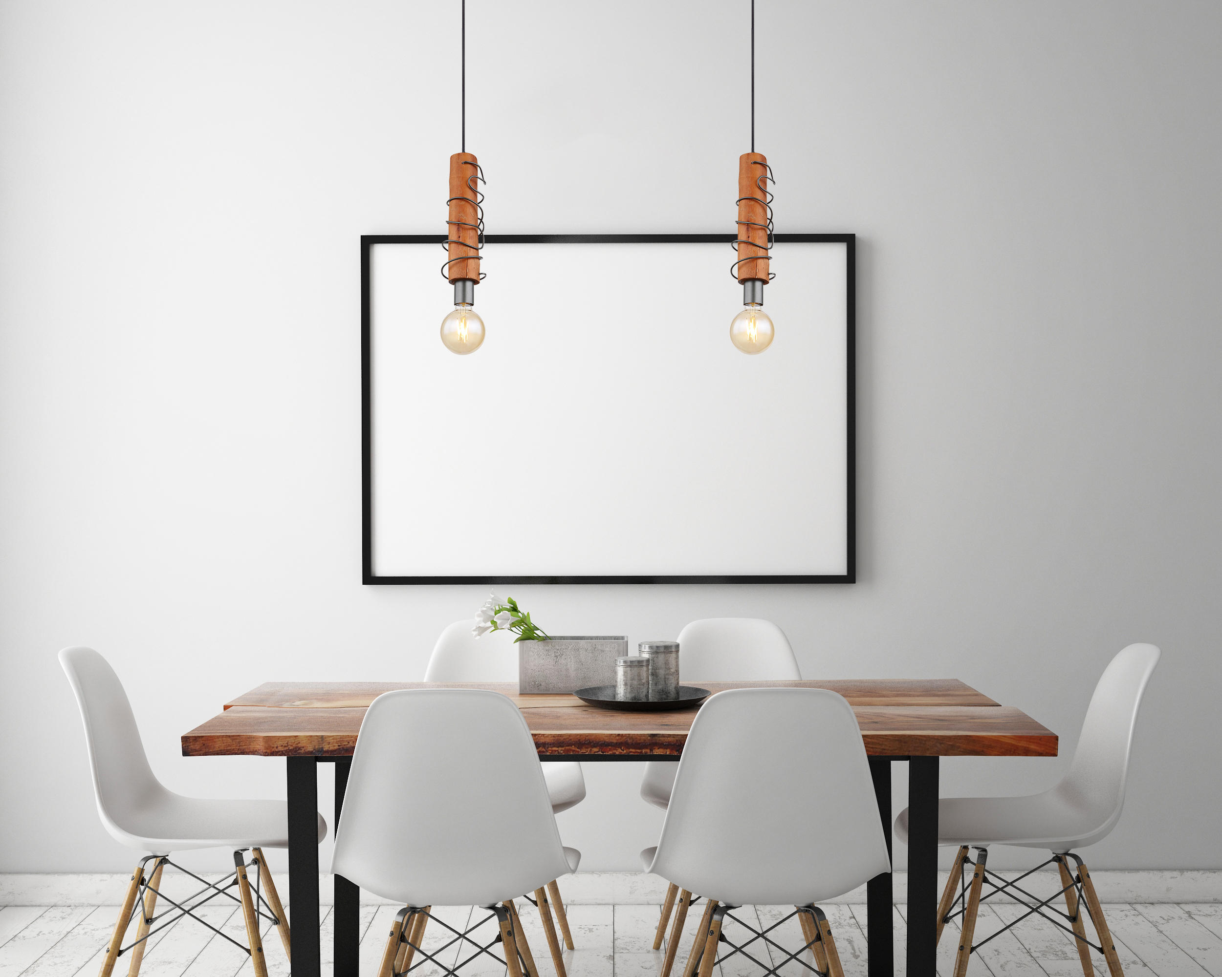 HÄNGELEUCHTE 10/120 cm    - Braun/Grau, Natur, Holz/Metall (10/120cm) - Globo