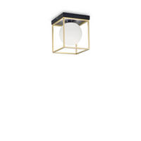 DECKENLEUCHTE     - Messingfarben, Design, Glas/Metall (18,5/21,5/18,5cm) - Ideal Lux