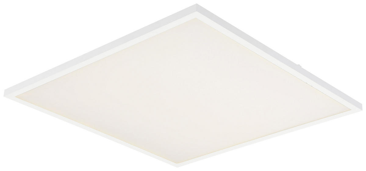 LED PANEL, 30/30/4,5 cm - bílá, Konvenční, kov/plast (30/30/4,5cm) - Novel