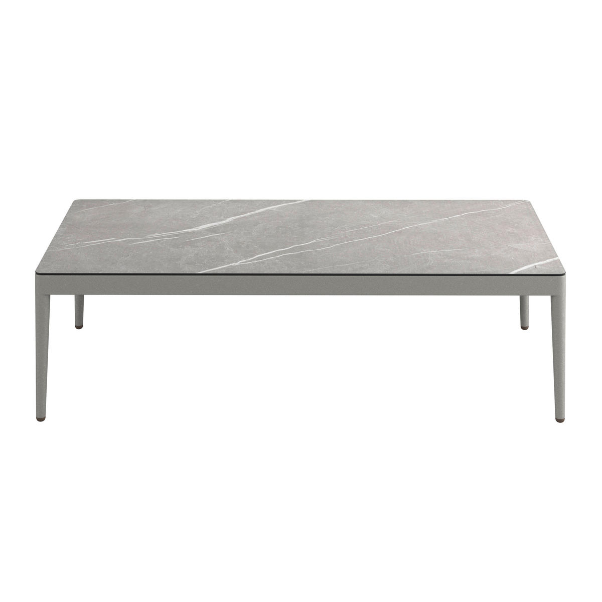 LOUNGEGARNITUR 4-teilig  - Naturfarben/Grau, Modern, Glas/Kunststoff (255/72/145cm) - Ambia Garden