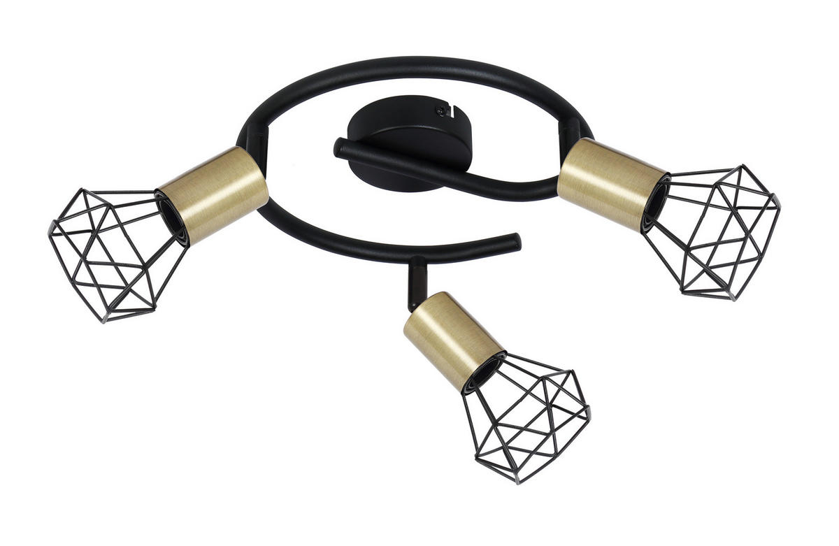 REFLEKTOR - boja mesinga/crna, Konvencionalno, metal (23/20cm) - Marama