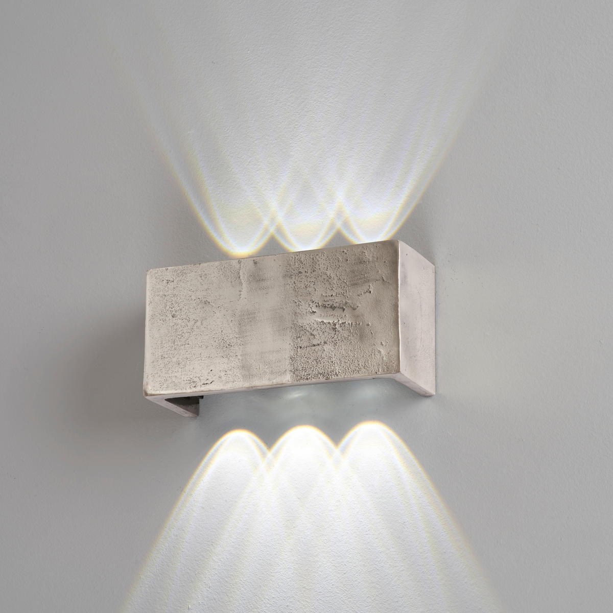LED-WANDLEUCHTE - Nickelfarben, Design, Metall (21/10/7cm) - Fischer & Honsel