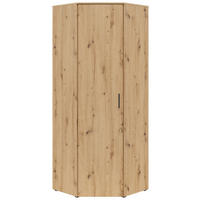 ECKSCHRANK 71,5/195/71,5 cm  - Schwarz/Eiche Artisan, MODERN, Holzwerkstoff/Kunststoff (71,5/195/71,5cm)