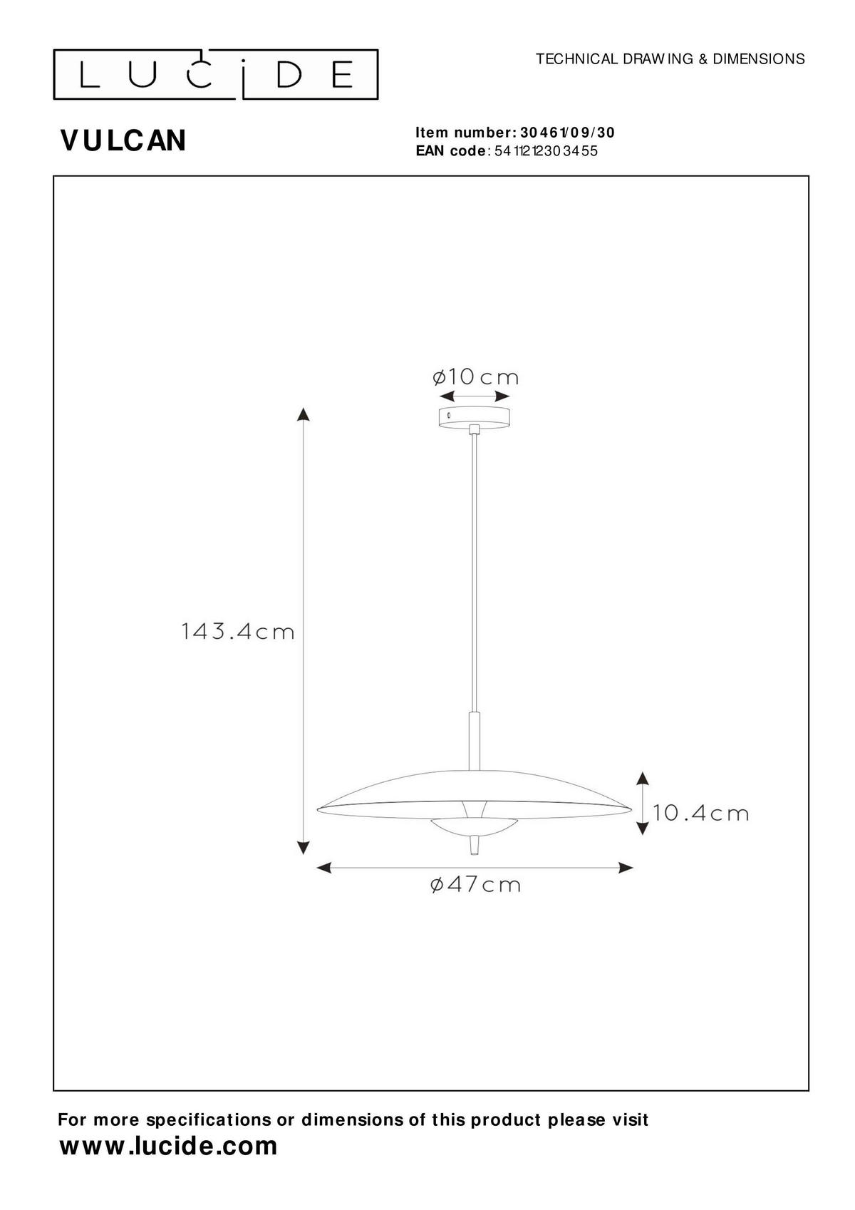 LED-PENDELLEUCHTE 47/47/60 cm    - Trend (47/47/60cm) - Lucide