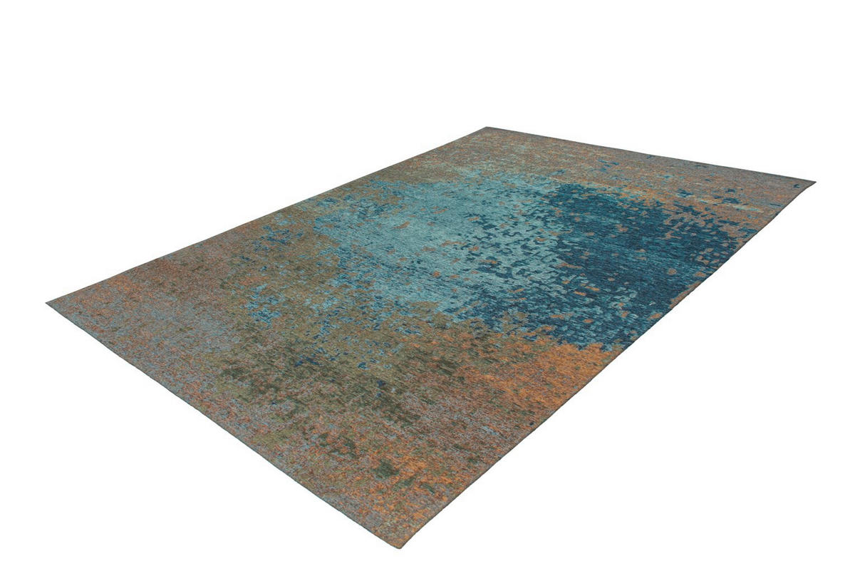 FLACHWEBETEPPICH 115/170 cm Blaze 100 Multi / Blau Blau, Multicolor  - Blau/Multicolor, KONVENTIONELL, Textil (115/170cm)