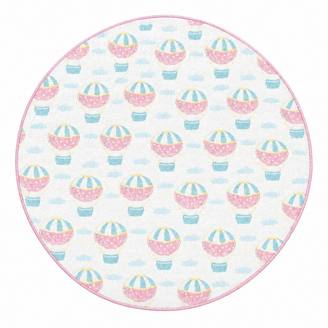 KINDERTEPPICH  Wohnzimmer 120/120 cm Multicolor rund  - Multicolor, Basics, Textil (120/120cm)