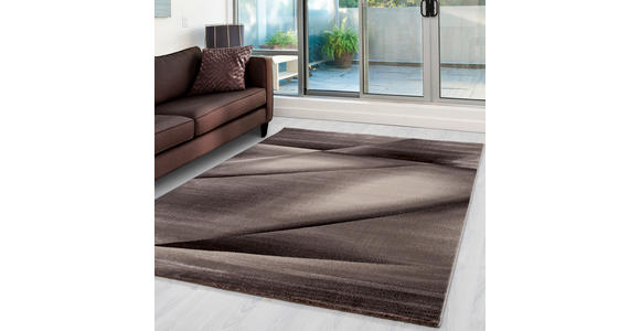 FLACHWEBETEPPICH 140/200 cm Miami Braun  - Braun, Design, Textil (140/200cm) - Novel