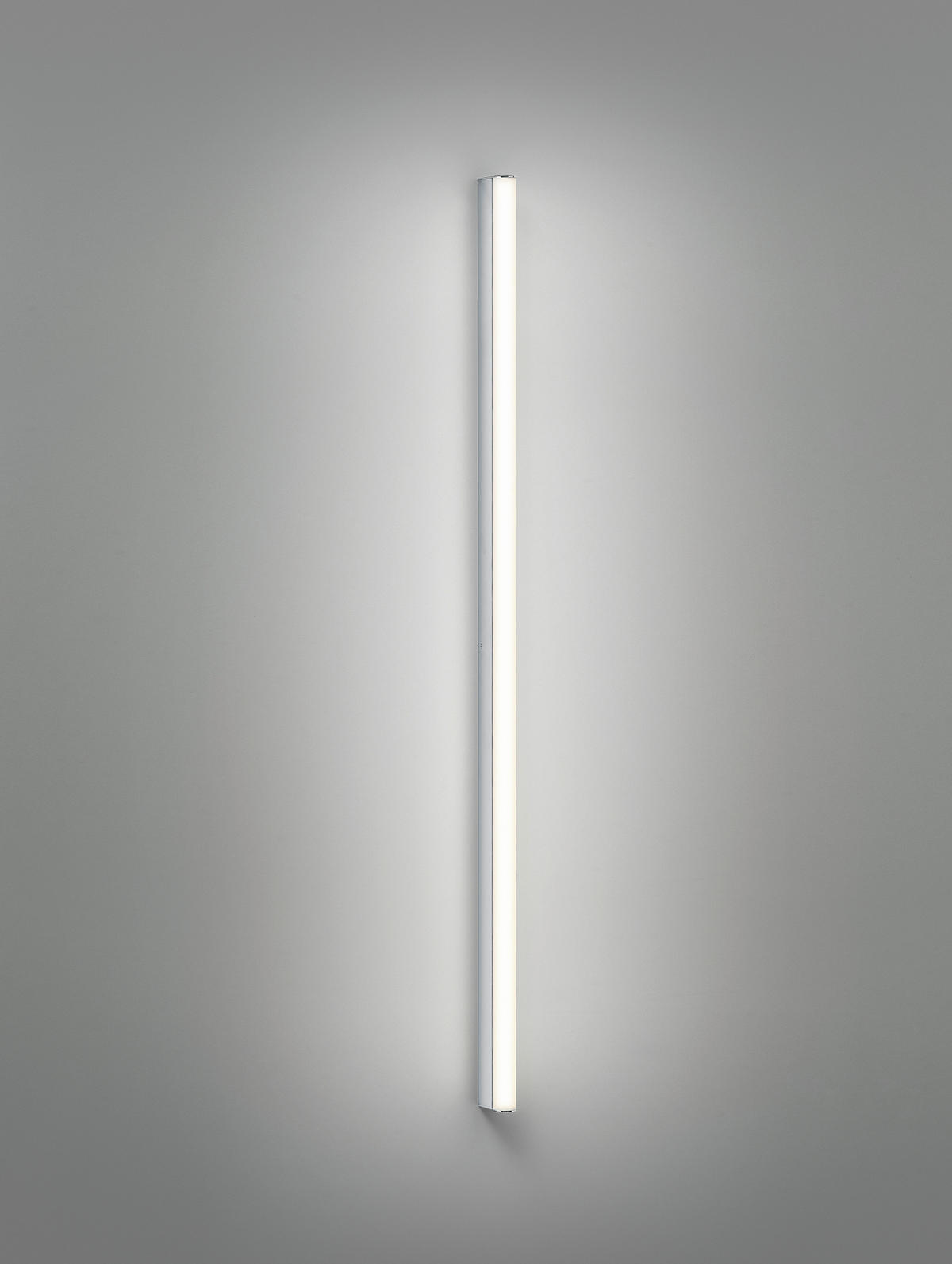 SPIEGELLEUCHTE Ponto-S 3/120/5 cm   - Chromfarben, Design, Kunststoff/Metall (3/120/5cm) - Helestra