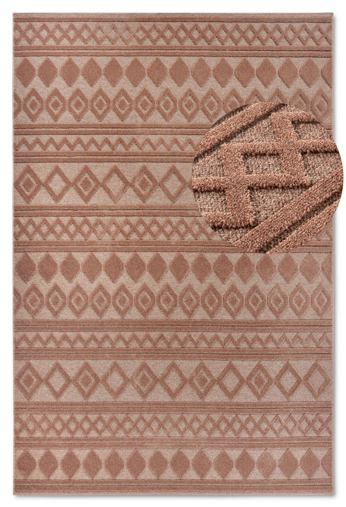 FLACHWEBETEPPICH 200/290 cm Kollektion 1879 Kupferfarben  - Kupferfarben, Design, Textil (200/290cm) - Villeroy & Boch