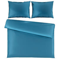 LENJERIE DE PAT 220/200 cm  - albastru, Basics, textil (220/200cm) - Novel