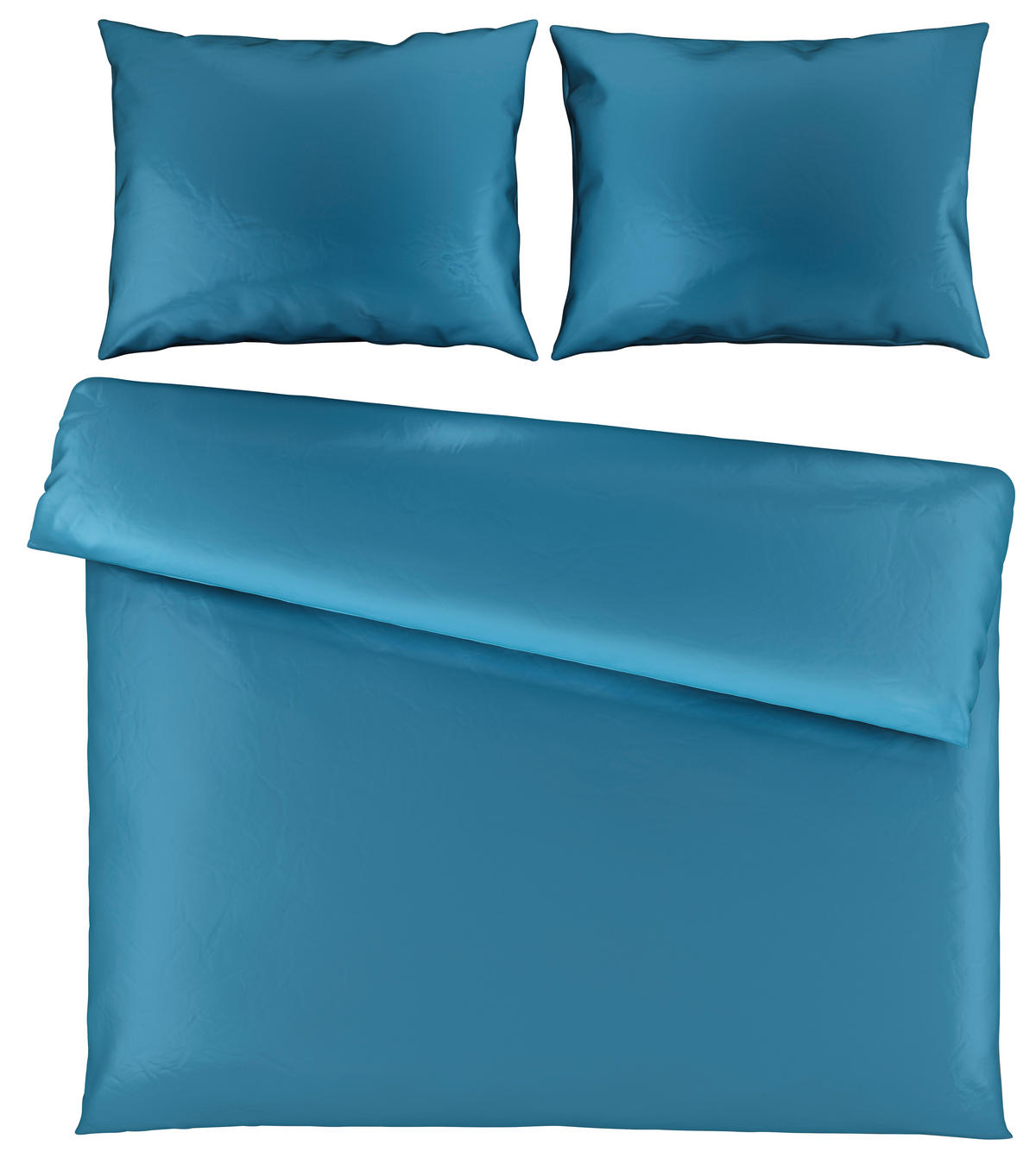LENJERIE DE PAT 220/200 cm  - albastru, Basics, textil (220/200cm) - Novel
