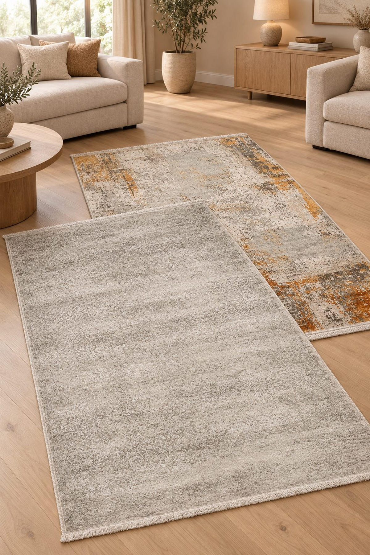 Covor Vintage Apollo  - auriu, Design, textil (200/290cm) - Dieter Knoll
