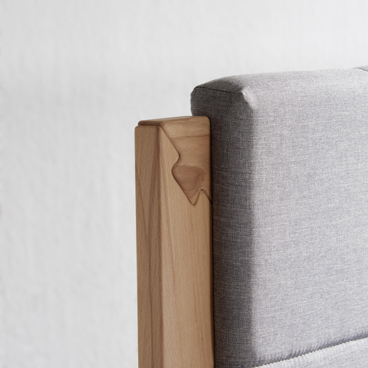 BOXSPRINGBETT 200/200 cm  in Grau, Buchefarben  - Buchefarben/Grau, Natur, Holz/Textil (200/200cm) - Linea Natura