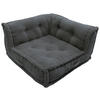 ECKELEMENT in gerippt   - Grau, Design, Textil (80/43/80cm) - P & B