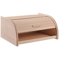 KENYÉRTARTÓ 40/28/18 cm  - natúr/bükk, Basics, műanyag/fa (40/28/18cm) - Homeware Profession.