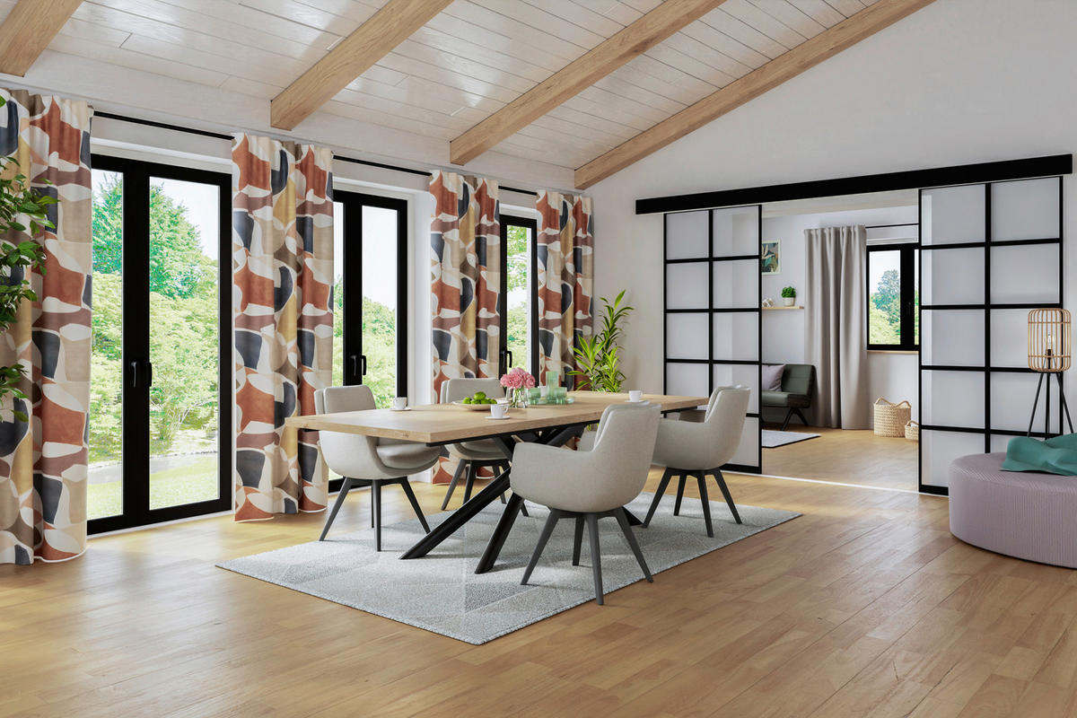 SCHLAUFENVORHANG halbtransparent  - Braun, Basics, Textil (140/245cm) - Fuggerhaus