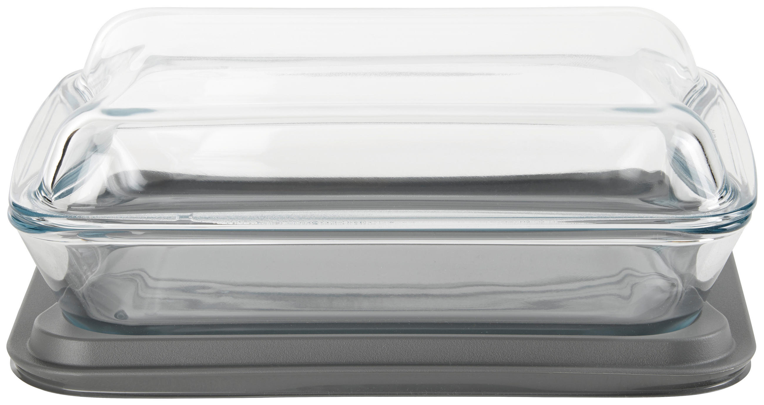 BRATFORM  - Klar/Dunkelgrau, Basics, Glas/Kunststoff (320/228/108cm) - Homeware Profession.