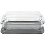 BRATFORM  - Klar/Dunkelgrau, Basics, Glas/Kunststoff (320/228/108cm) - Homeware Profession.