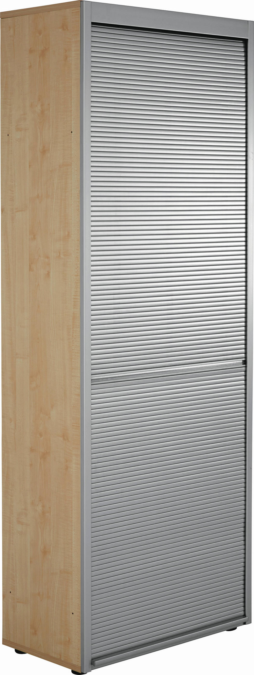 AKTENSCHRANK Ahornfarben, Alufarben  - Ahornfarben/Alufarben, KONVENTIONELL, Holzwerkstoff/Kunststoff (80/215,6/42cm) - Venda