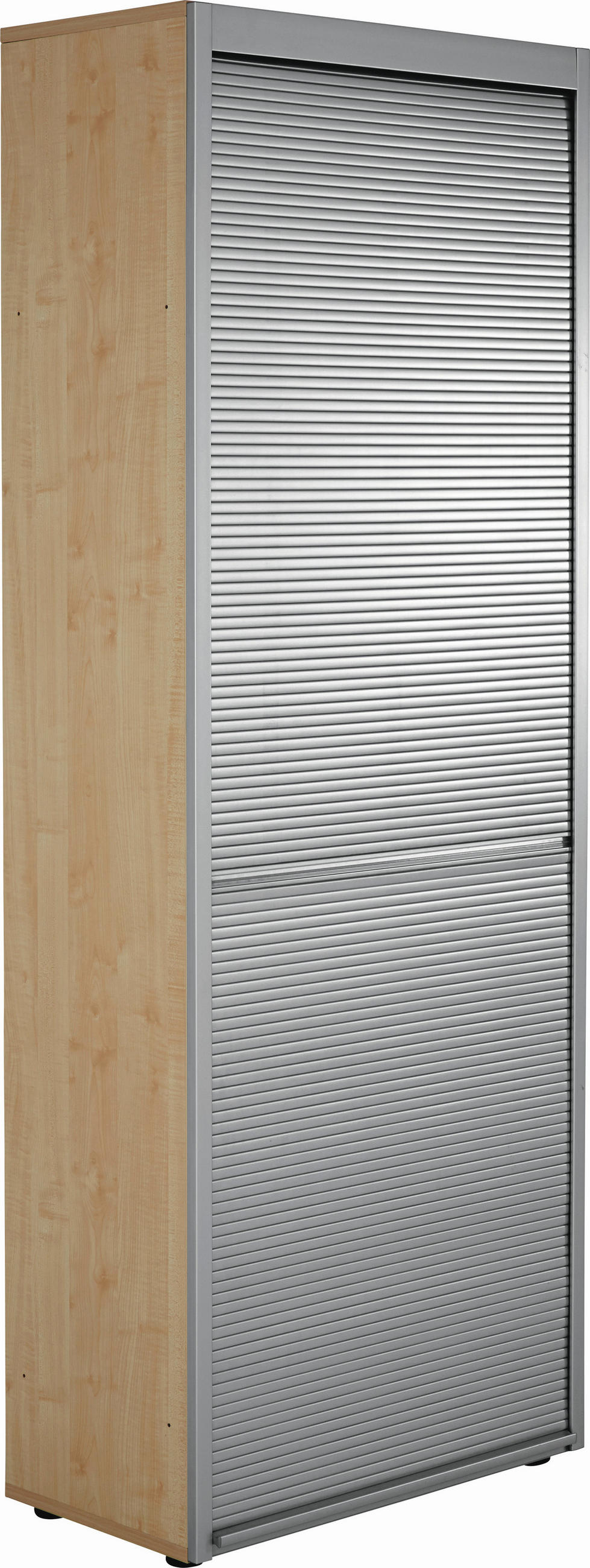 AKTENSCHRANK Ahornfarben, Alufarben  - Ahornfarben/Alufarben, KONVENTIONELL, Holzwerkstoff/Kunststoff (80/215,6/42cm) - Venda