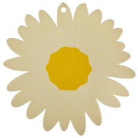 UNTERSETZERSET Textil Gelb, Weiß 19/19 cm  - Gelb/Weiß, Basics, Textil (19/19cm) - Esposa