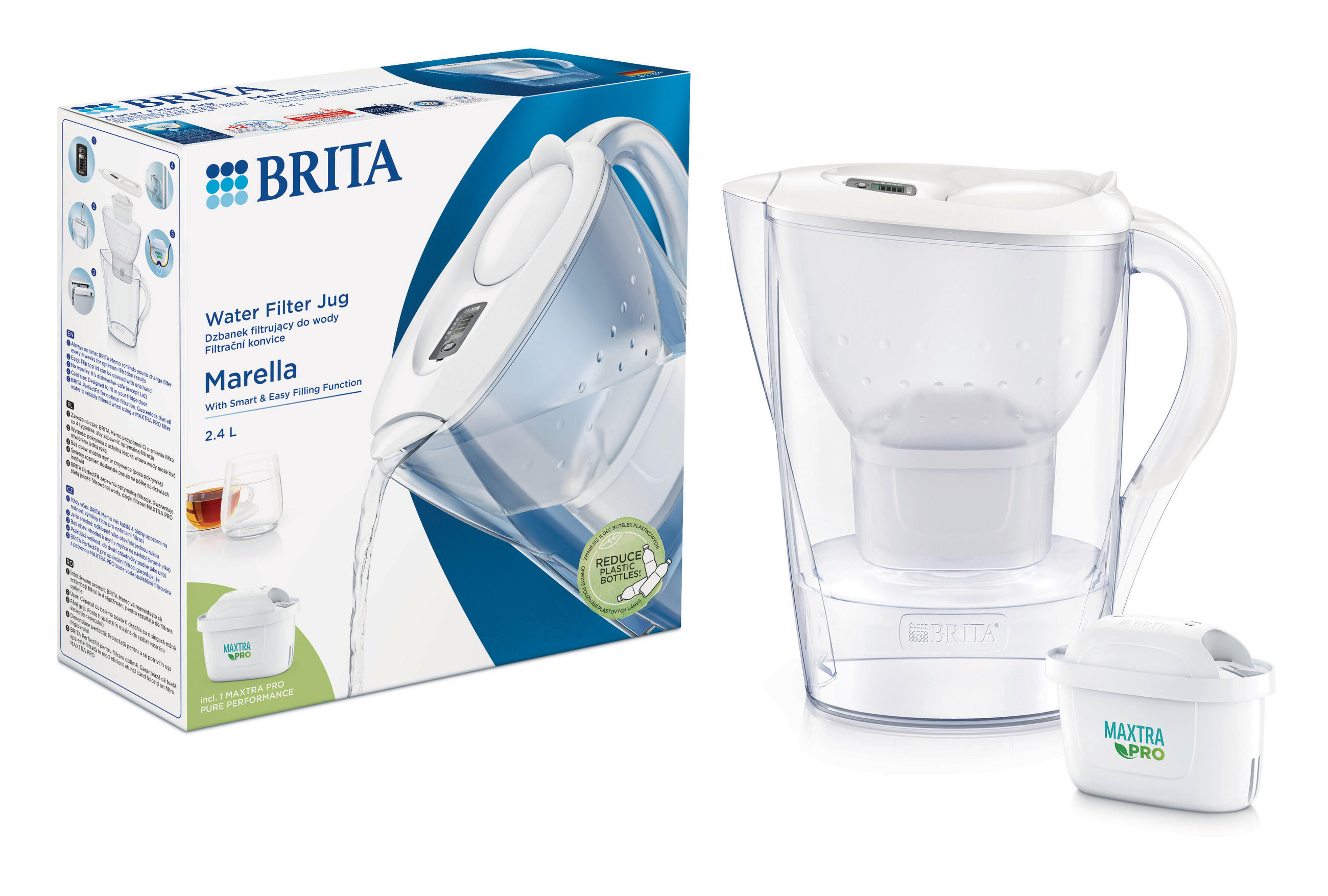 FILTR NA VODU   - bílá, Lifestyle, plast (25,8/25,8/10,5cm)