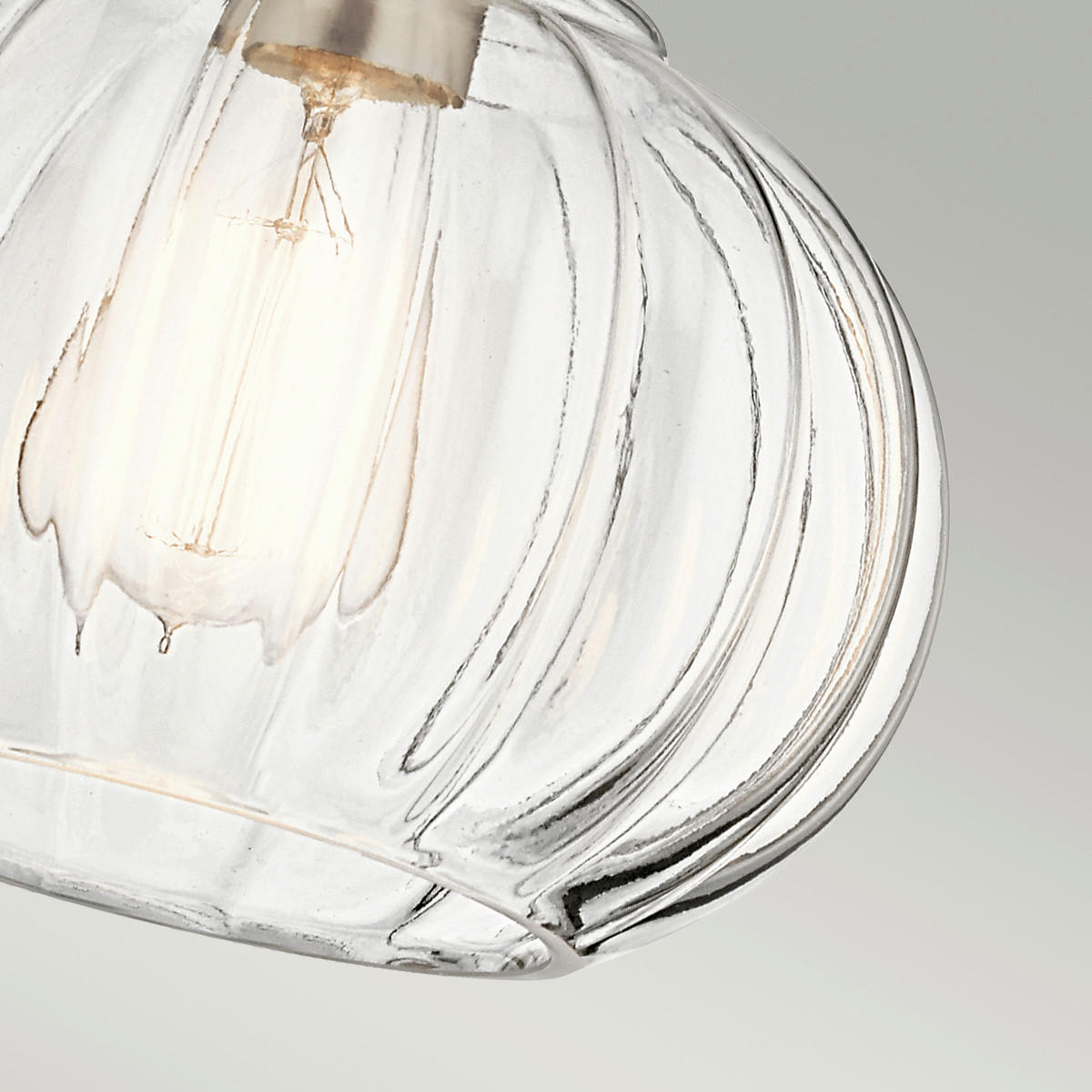 HÄNGELEUCHTE Elstead Riviera 35.3/35.3 cm   - KONVENTIONELL, Glas/Metall (35.3/35.3cm) - Elstead Lighting
