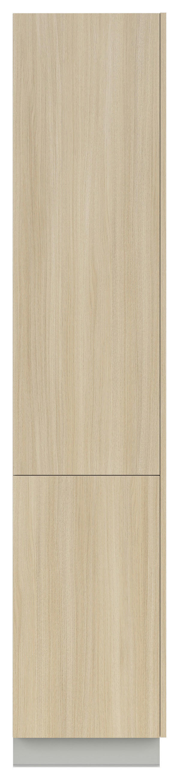KÜCHENBLOCK 345 cm   in Grau, Eichefarben  - Eichefarben/Schwarz, Basics, Holzwerkstoff/Kunststoff (345cm) - Visiona