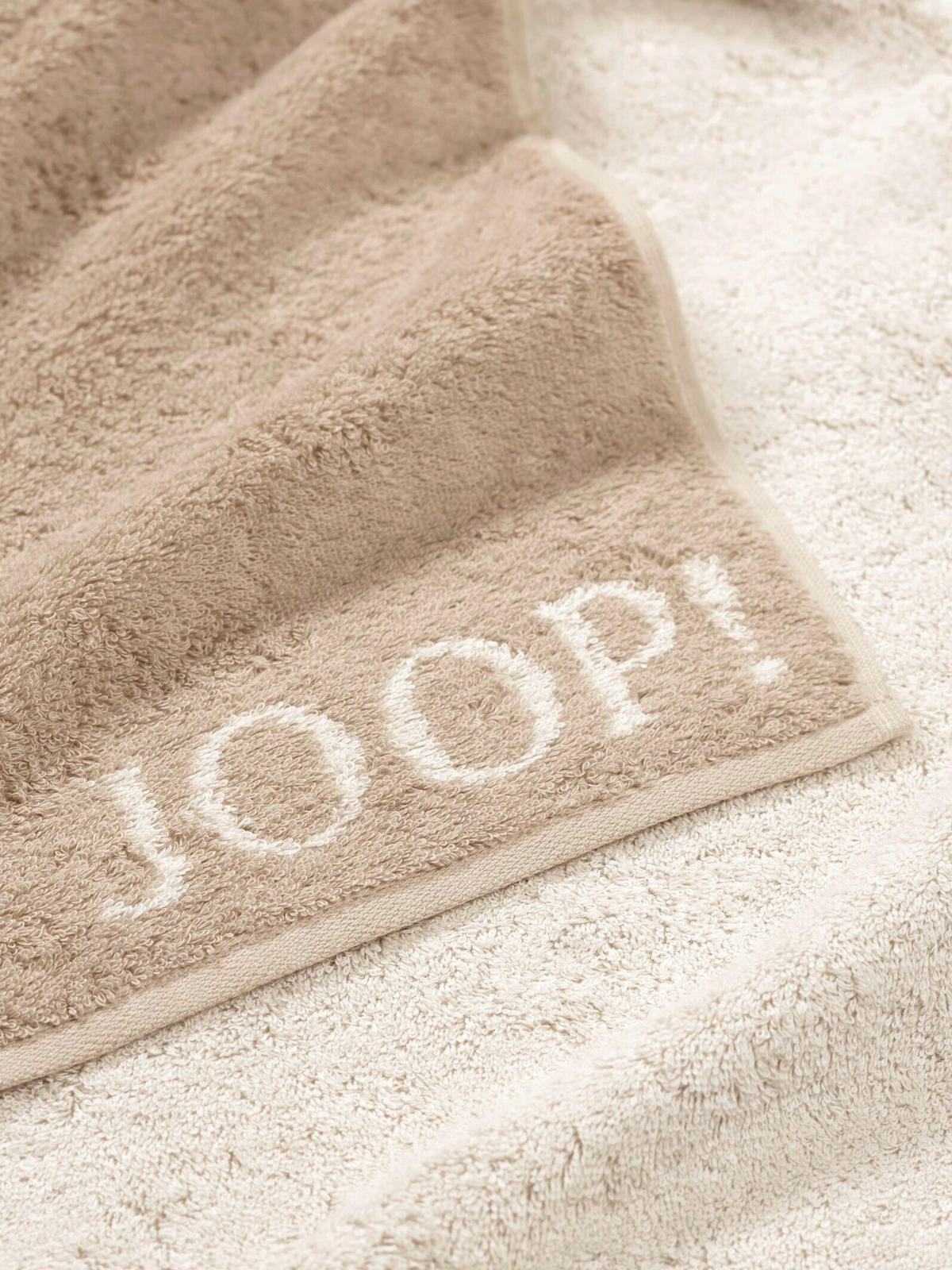 HANDTUCHSET JOOP! CLASSIC Sandfarben 2-teilig  - Sandfarben, Basics, Textil (100/50cm) - Joop! Living