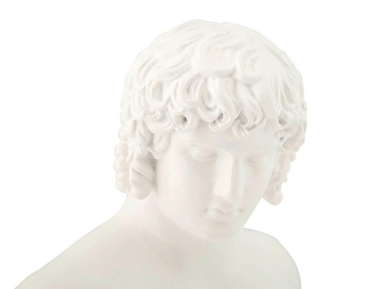 SKULPTUR - Weiß, Basics, Kunststoff (18.2/25/12.8cm)