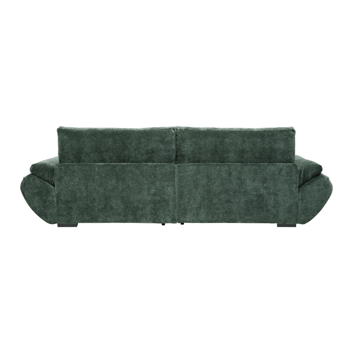 SEDACÍ SOUPRAVA, textil, tmavě zelená - černá/tmavě zelená, Moderní, textil/plast (317/63/179cm) - Landscape