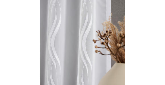 FERTIGVORHANG transparent  - Weiß, KONVENTIONELL, Textil (135/245cm) - Esposa