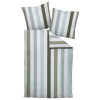 BETTWÄSCHE Makosatin 135/200 cm  - Salbeigrün, Design, Textil (135/200cm) - Janine