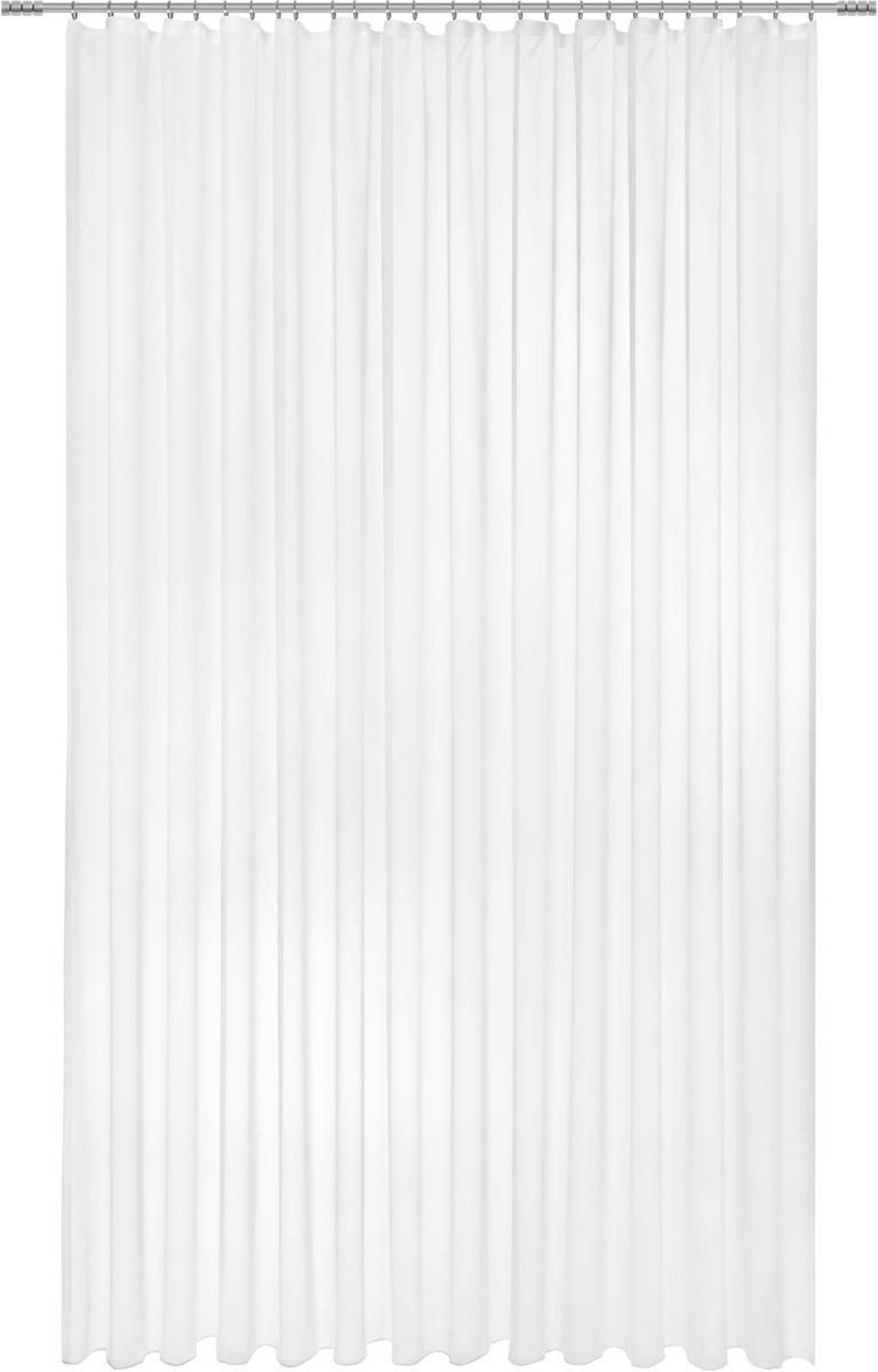 KUSOVÁ ZÁCLONA, 300/245 cm - bílá, Basics, textil (300/245cm) - Esposa