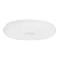 LED-DECKENLEUCHTE Perola 38/38/7 cm  - Weiß, KONVENTIONELL, Kunststoff/Metall (38/38/7cm)