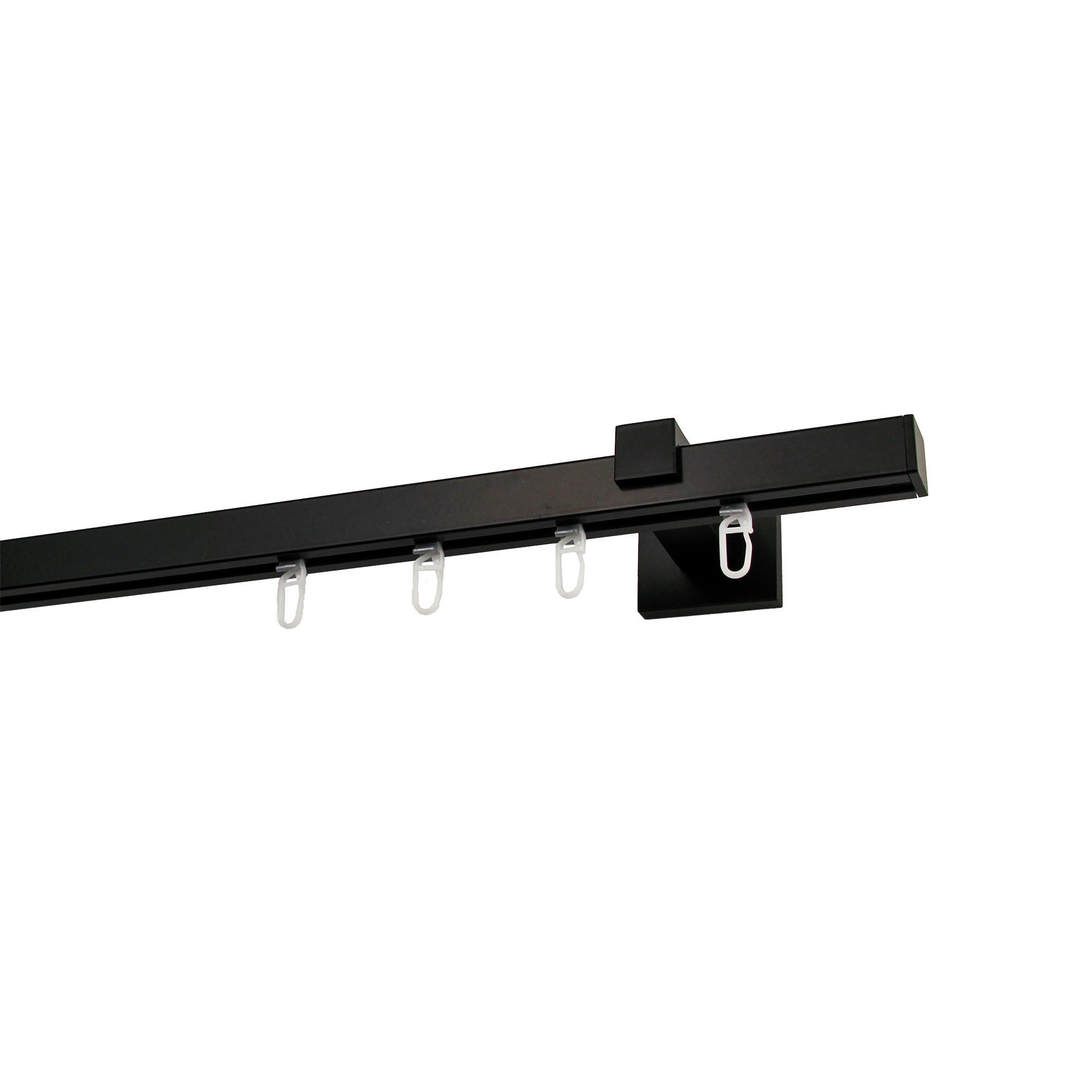 XXXLutz Vorhangstangenset Schwarz 490 cm