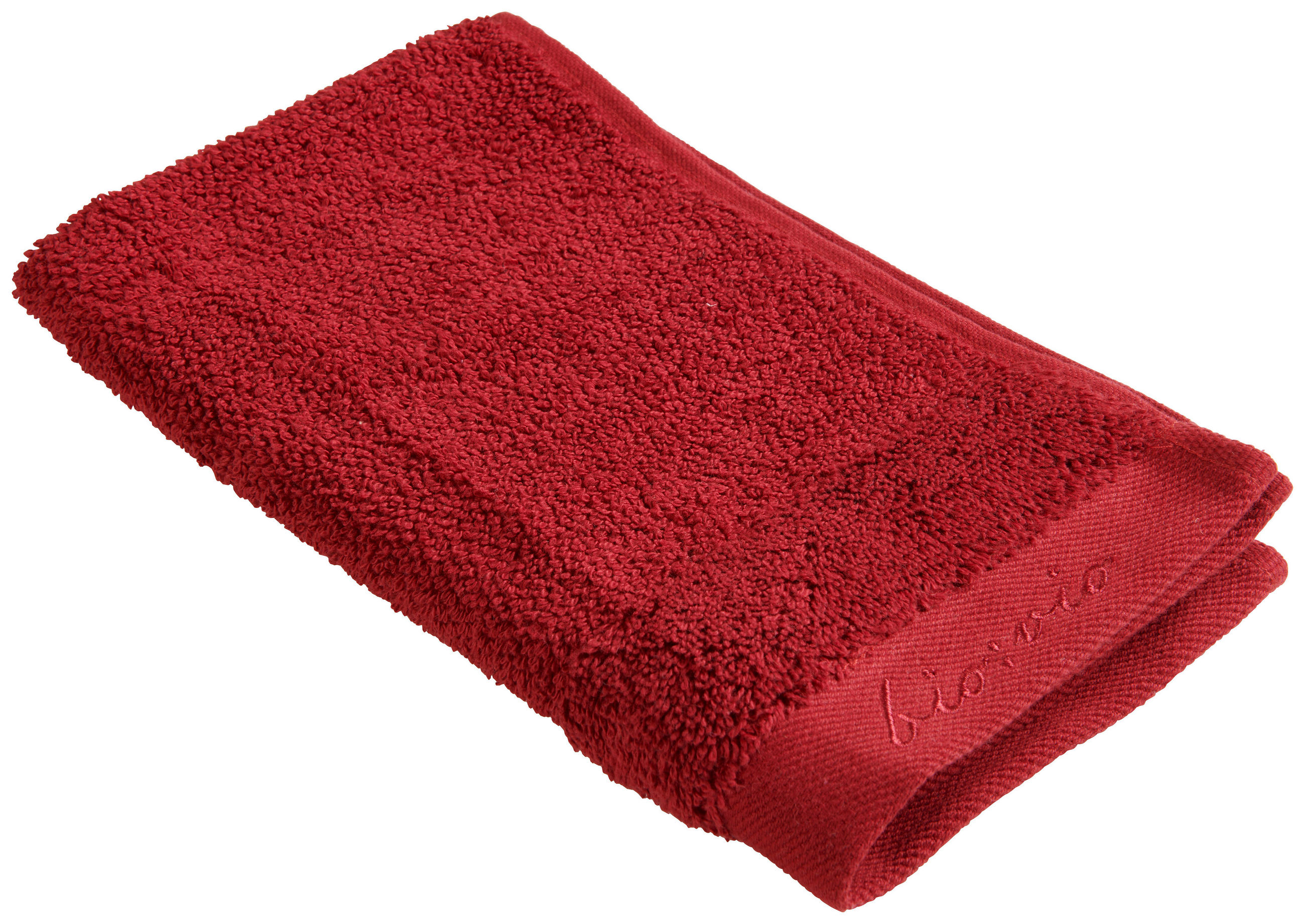 RUČNÍK PRO HOSTY, 30/50 cm, bordeaux - bordeaux, Natur, textil (30/50cm) - Bio:Vio