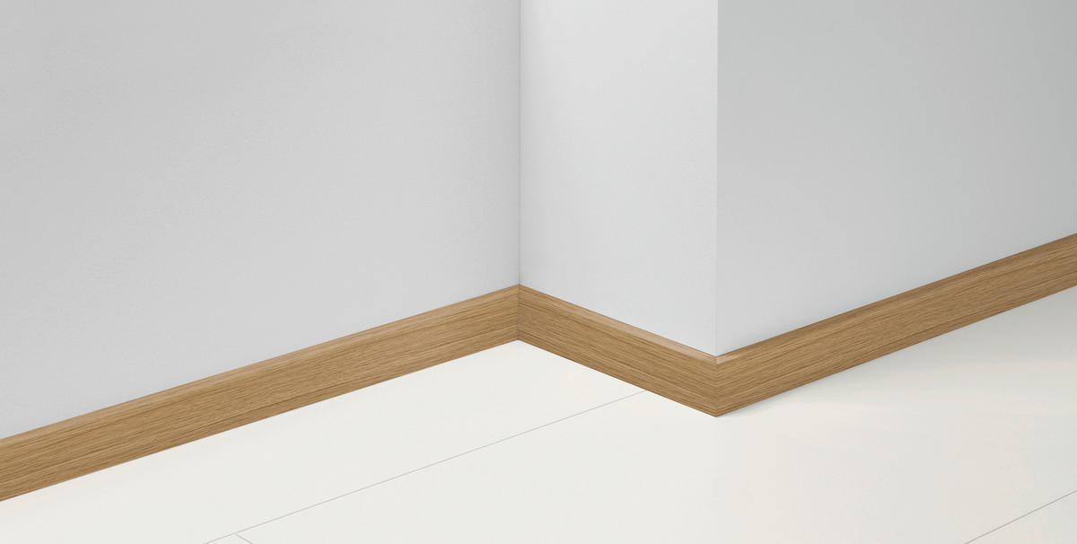 SOCKELLEISTE - Eichefarben/Braun, Basics, Holz (220/1,6/5,0cm) - Parador