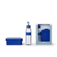 PAUSENSET - Blau, KONVENTIONELL, Kunststoff (24/19,3/6,5cm) - Mepal