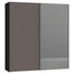 SCHWEBETÜRENSCHRANK in Grau, Schwarz - Silberfarben/Schwarz, Design, Glas/Holzwerkstoff (202,5/220/65cm) - Jutzler SCHWEBETÜRENSCHRANK in Grau, Schwarz - Silberfarben/Schwarz, Design, Glas/Holzwerkstoff (202,5/220/65cm) - Jutzler