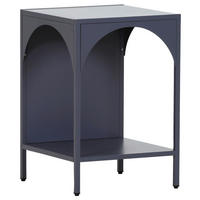 BEISTELLTISCH 35/35/52 cm Grau rechteckig  - Grau, Design, Metall (35/35/52cm) - Landscape