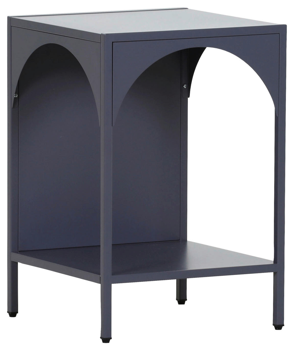 BEISTELLTISCH 35/35/52 cm Grau rechteckig  - Grau, Design, Metall (35/35/52cm) - Landscape