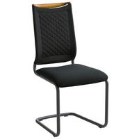 SCHWINGSTUHL  Lederauswahl, Stoffauswahl, Typenauswahl, Gestellauswahl   - Eichefarben/Anthrazit, Design, Holz/Textil (47/99/59cm) - Venjakob