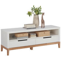 LOWBOARD  in 135/50/40 cm  - Eichefarben/Weiß, LIFESTYLE, Holz/Holzwerkstoff (135/50/40cm) - Stylife