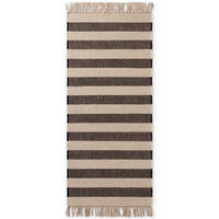JUTETEPPICH Wohnzimmer 80/300 cm Handloom 1.0 Creme, Schwarz rechteckig  - Creme/Schwarz, Basics, Textil (80/300cm) - Hanse Home