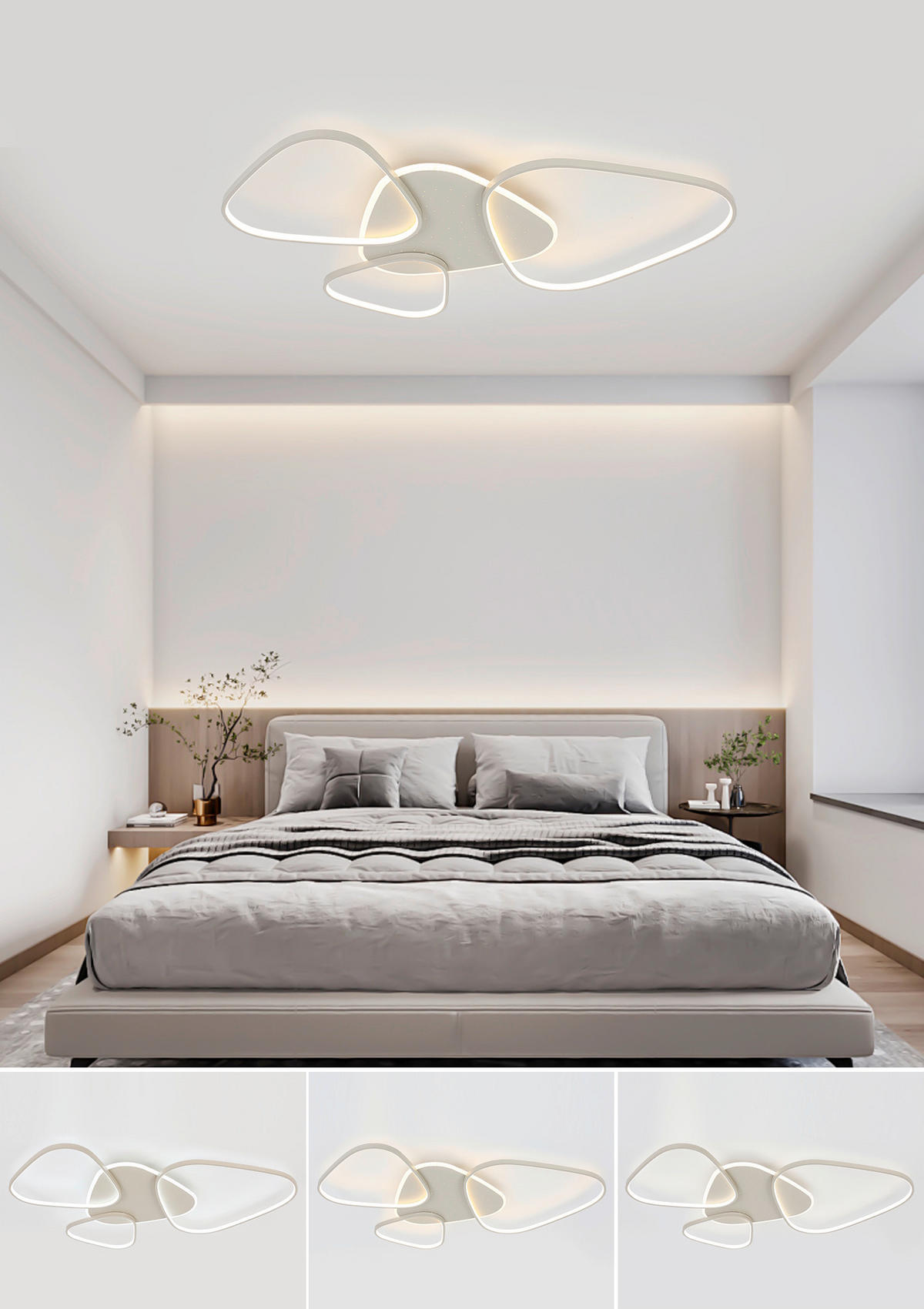 LED-DECKENLEUCHTE Alvia 102,5/72,5/5 cm  - Sandfarben, Design, Kunststoff/Metall (102,5/72,5/5cm) - Novel