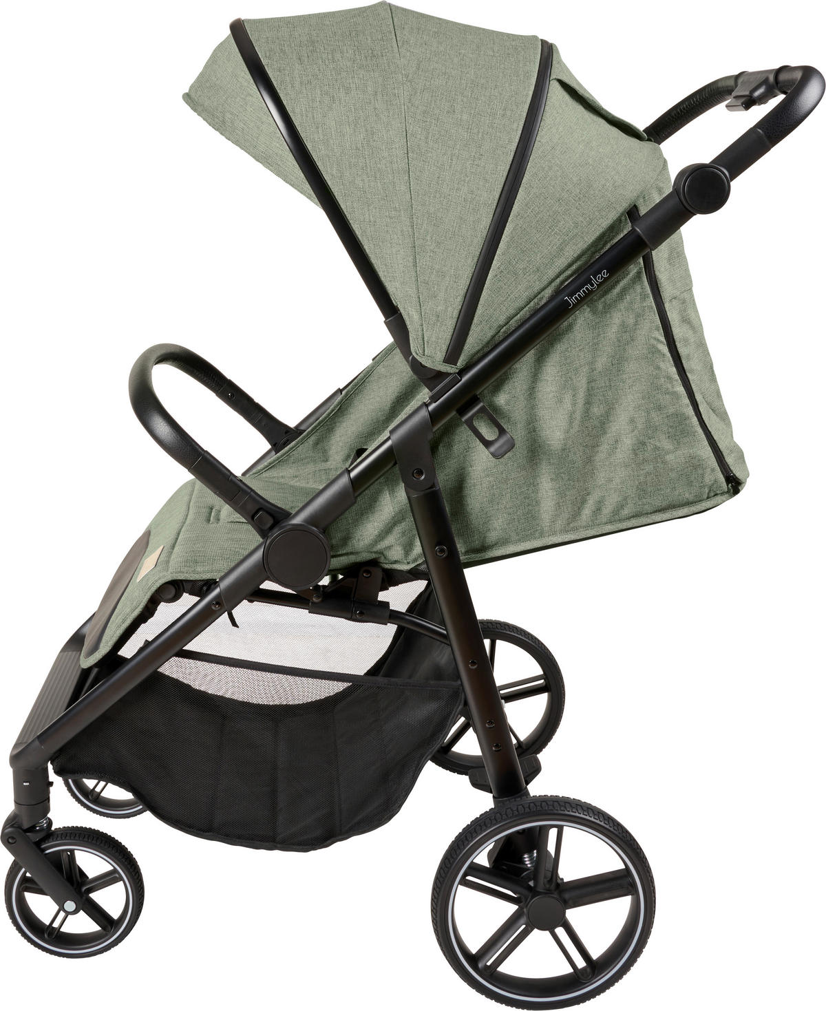 BUGGY  - Schwarz/Grün, Trend, Kunststoff/Textil (55/56/107cm) - Jimmylee