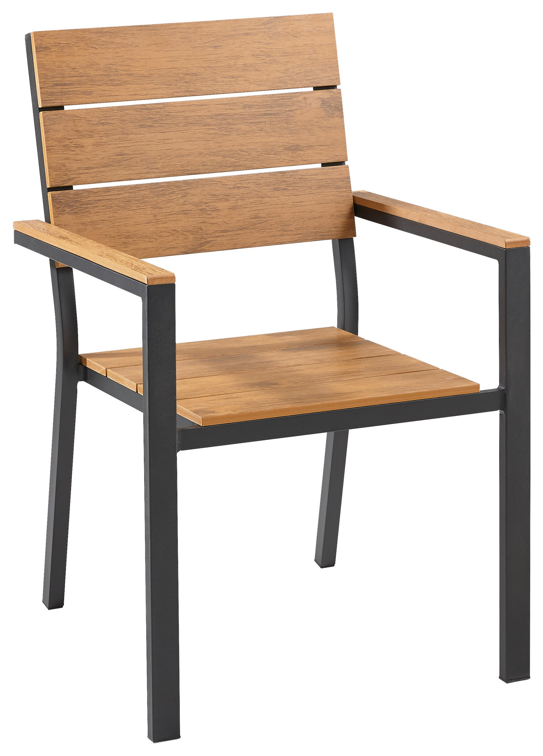 ZAHRADNÍ KŘESLO, kov, plast - přírodní barvy/antracitová, Konvenční, kov/plast (56/87/61cm) - Ambia Garden