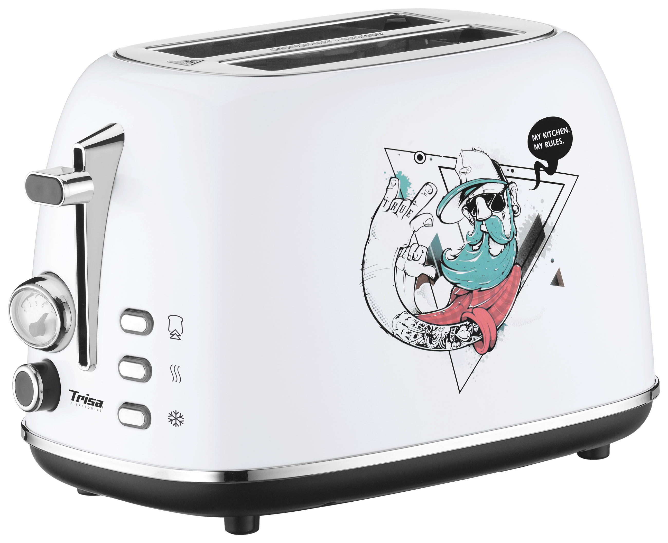 Trisa Electronics Toaster Weiß 28x18x18 cm
