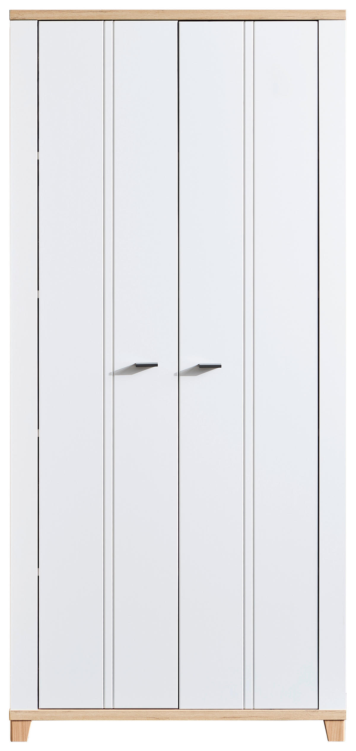 AKTENSCHRANK Weiß, Eiche Artisan  - Weiß/Eiche Artisan, KONVENTIONELL, Holzwerkstoff (93/196/44cm) - Hom`in